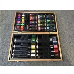 NEW Xonex Deluxe Art Kit. 36 COLORS 14 WATERCOLORS